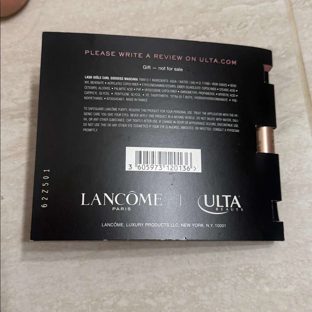 Lancome promotional display